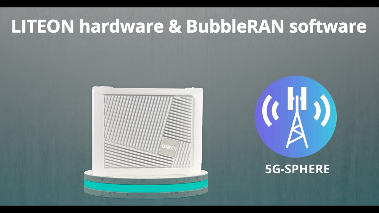 Turnkey Private 5G solution - BubbleRAN x LITEON