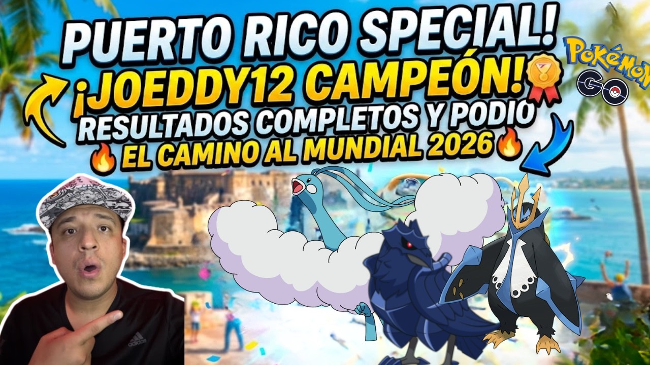¡El CAMPEÓN de San Juan! 🏆 Resultados COMPLETOS del Special Event de Pokémon GO en Puerto Rico