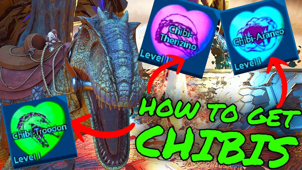 How To Get CHIBIS in Ark Survival Ascended! The ONLY WAY TO GET CHIBIS on the ISLAND!