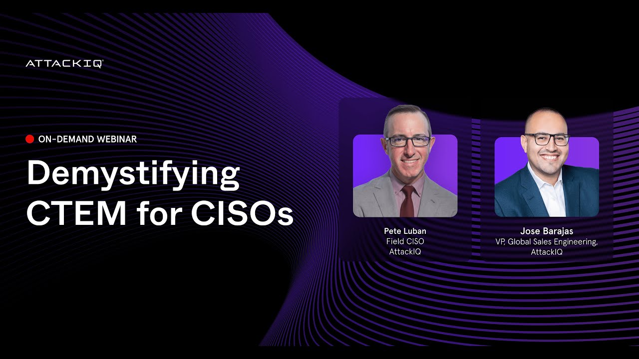 Demystifying CTEM for CISOs