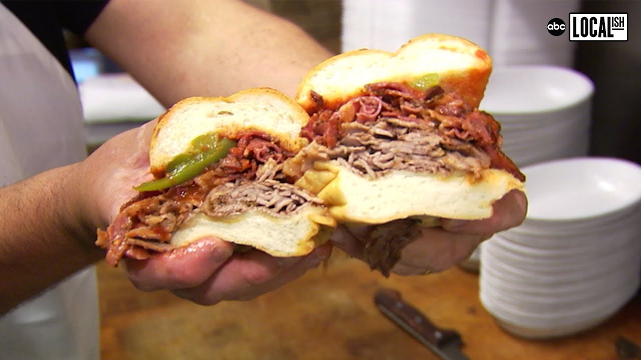 Giant Roast Beef & Pastrami Sandwich in Los Angeles  | Bite Size