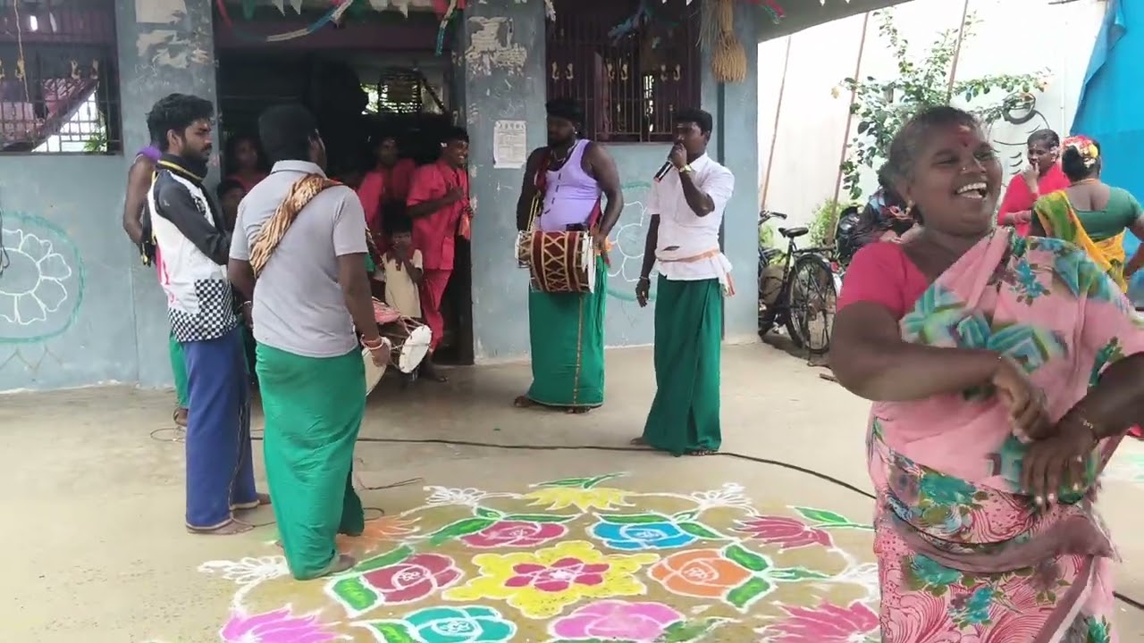 பெரிய கோட்டிமலை கிராமத்தில் நாங்கள்  ஓம் சக்தி பூஜே வாசத்த தருணம் 