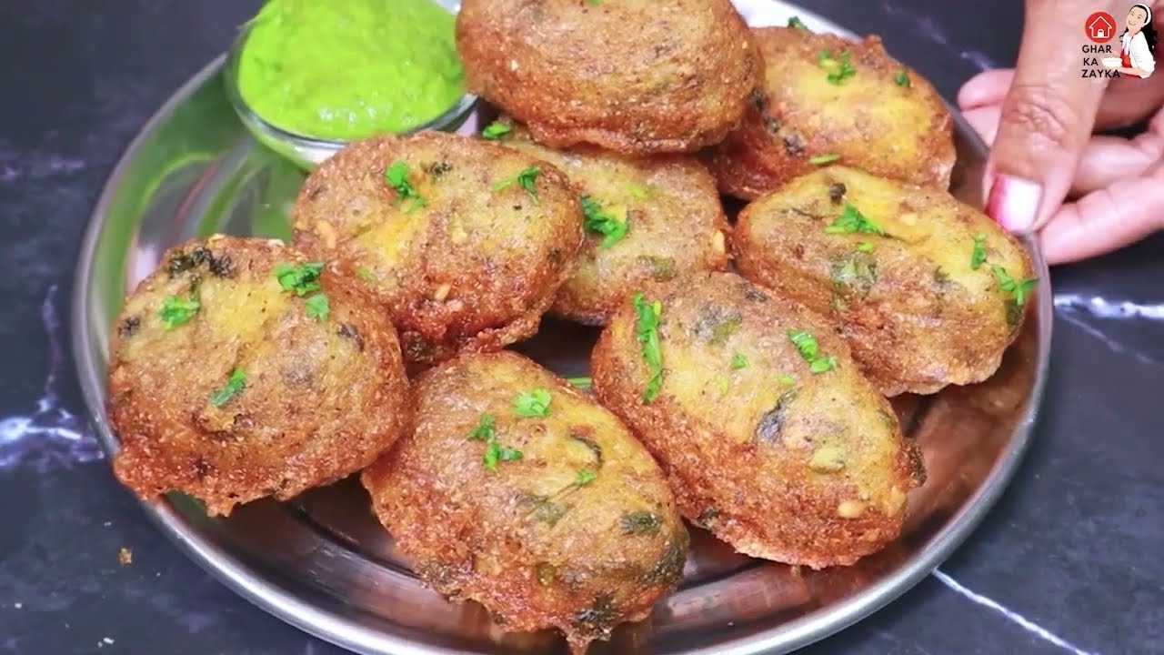 आलू से बनाये व्रत का टेस्टी कुरकुरा नाश्ता खाकर सब तारीफ करे Crispy Aloo Vada Snacks/Easy Vrat Recip