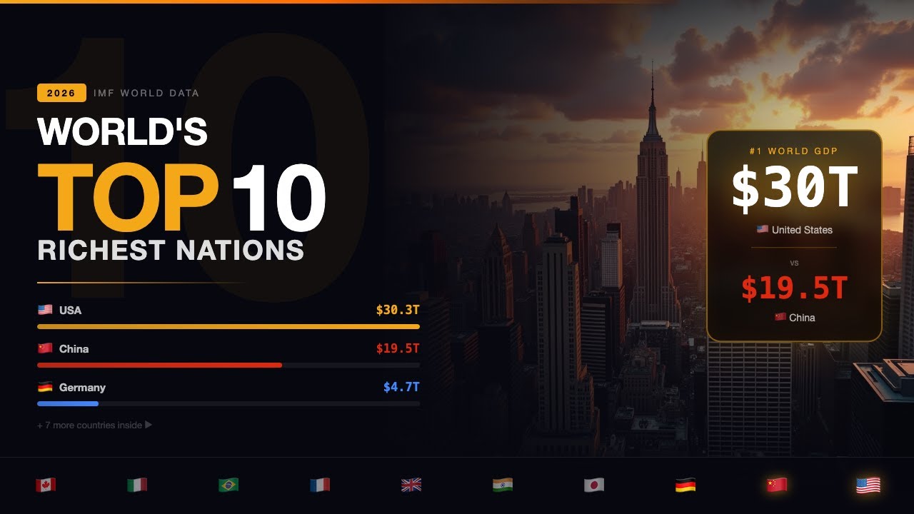 Top 10 Countries by GDP Per Capita