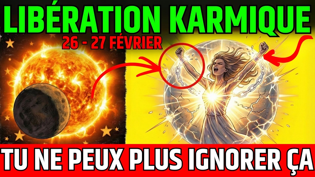 26 Février 2026 : L’Univers Active Votre Karma, Soleil–Lilith, Mercure Rétrograde & Miracle Caché