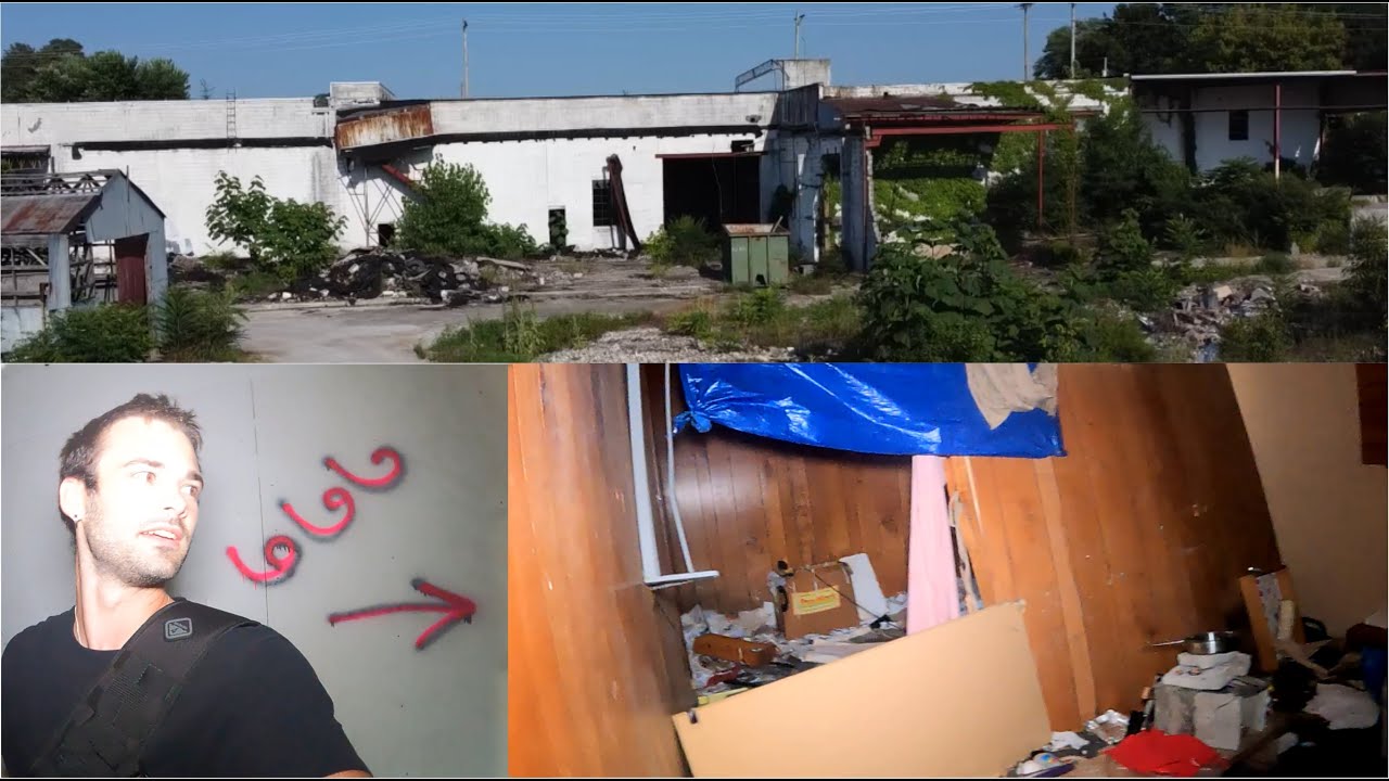 Exploring Abandoned Factory (Squatters Inside)