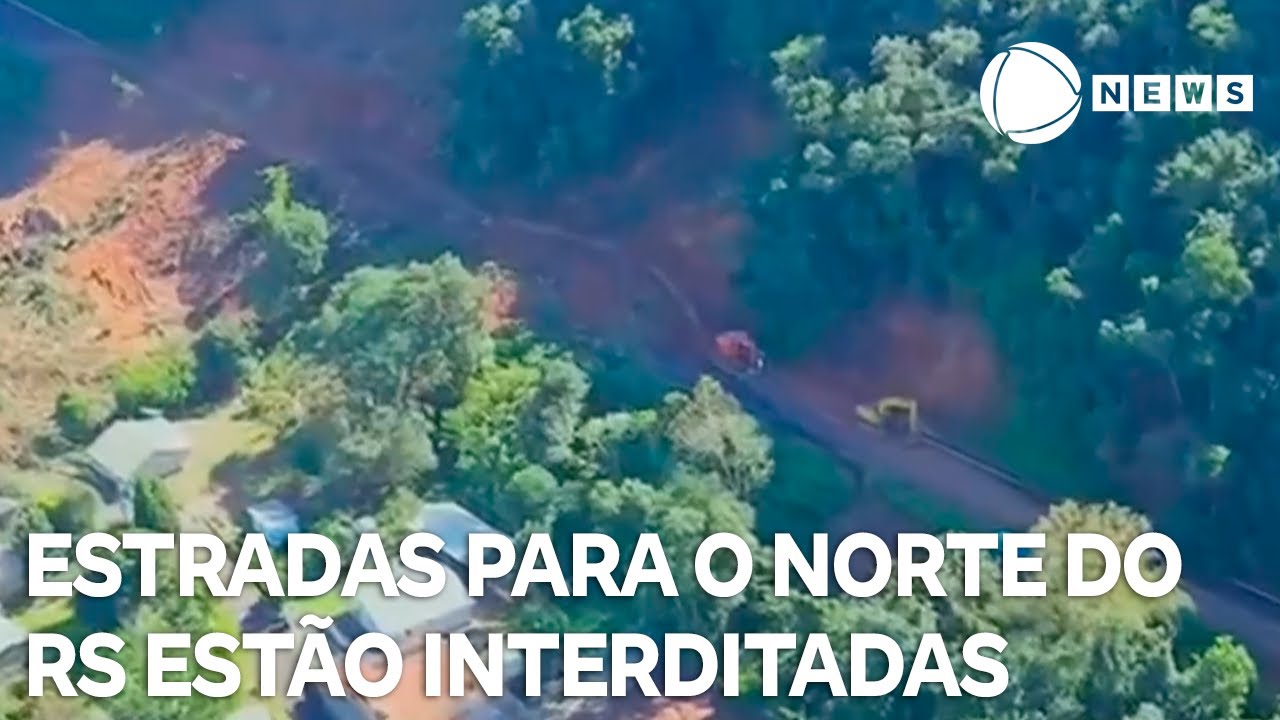 Estradas que d&atilde;o acesso ao norte do RS est&atilde;o interditadas