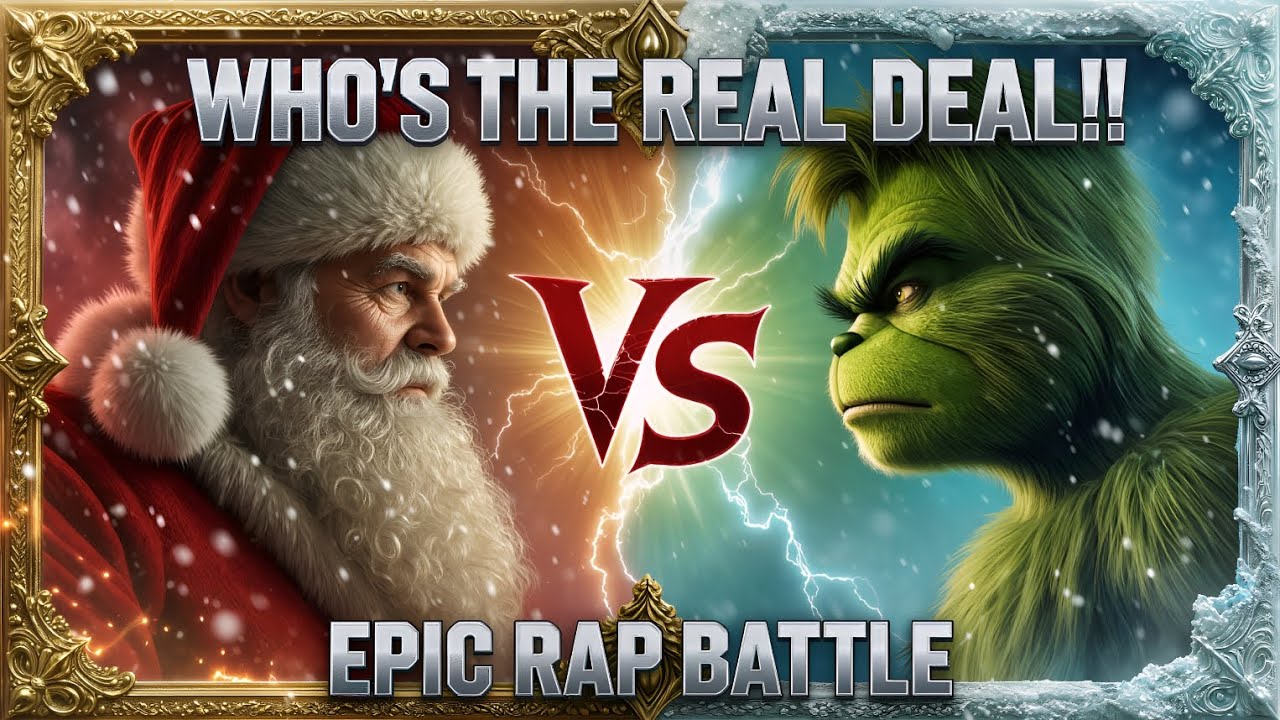 Santa Claus vs Grinch | Rap Battle — Who’s the REAL Deal?