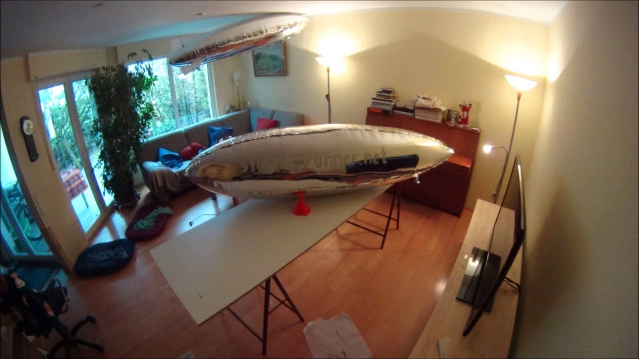 Timelapse of building an octax airship envelope