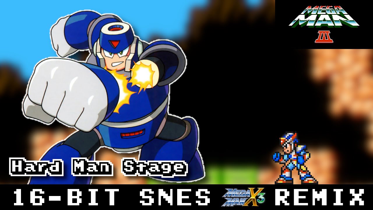 [16-Bit;SNES]Hard Man - Mega Man 3【MMX3 Style, Remix, AddmusicK】