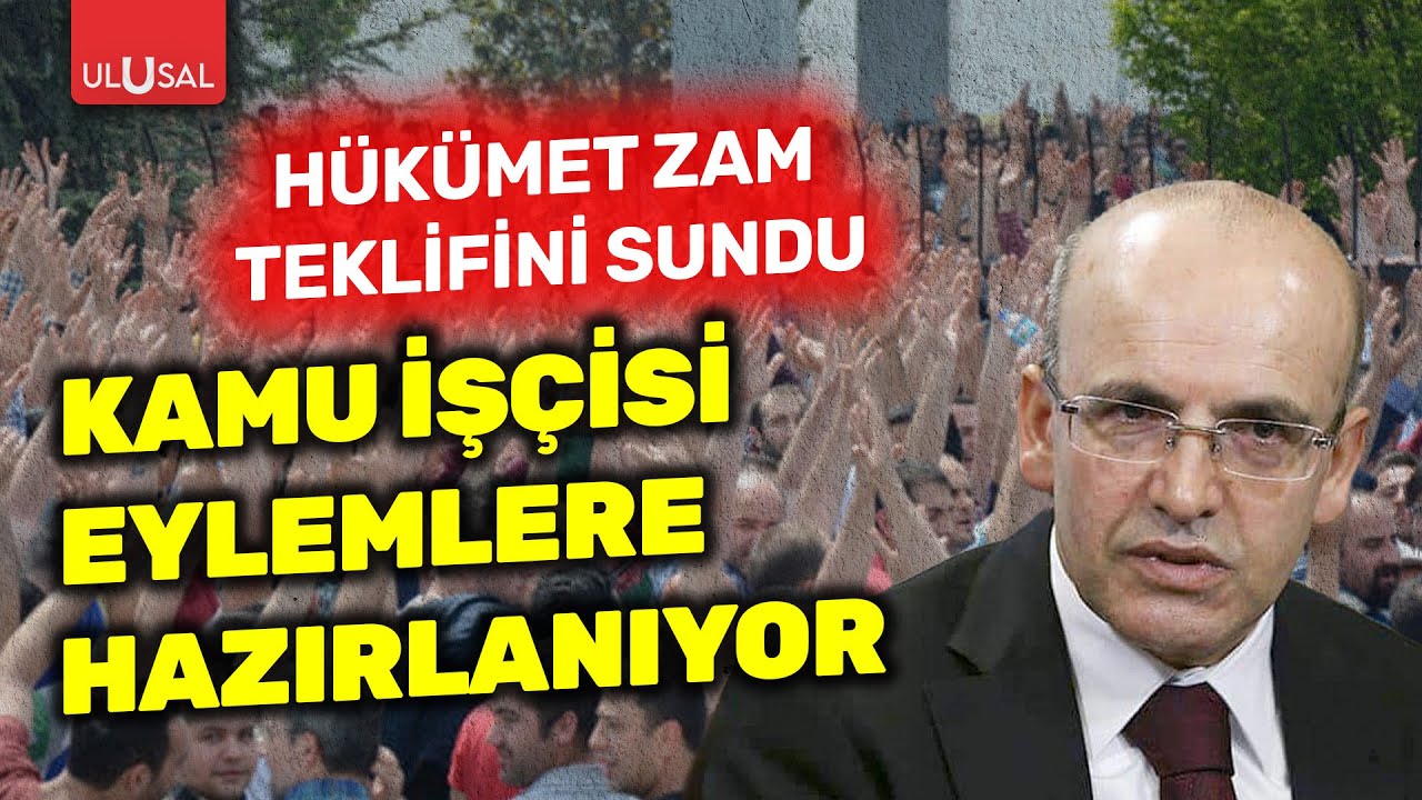 Hükümet zam teklifini yaptı! Kamu işçileri eylem yapmaya hazırlanıyor
