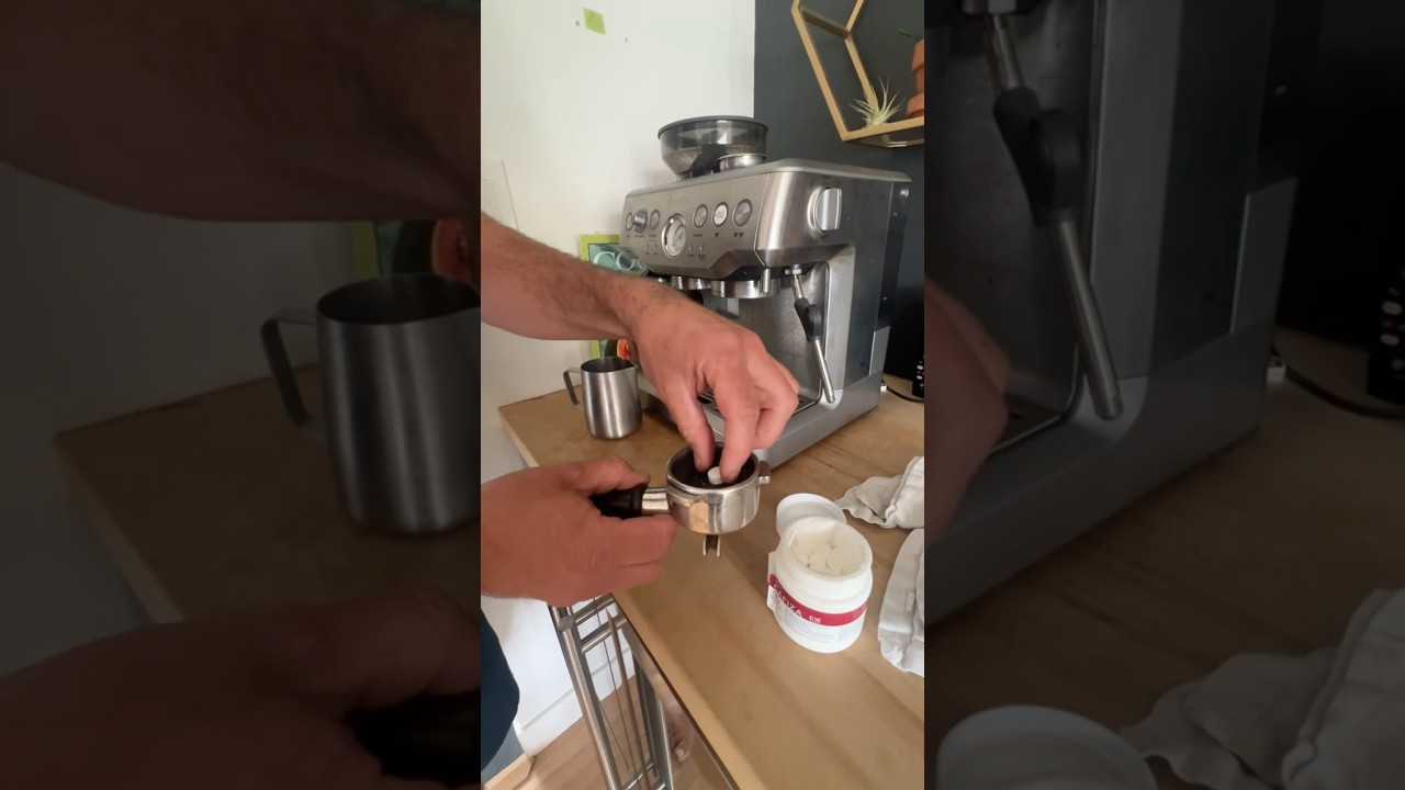 These Tablets Work Great in Breville Barista Express! Cafiza Cleaning Tablets #espresso #breville