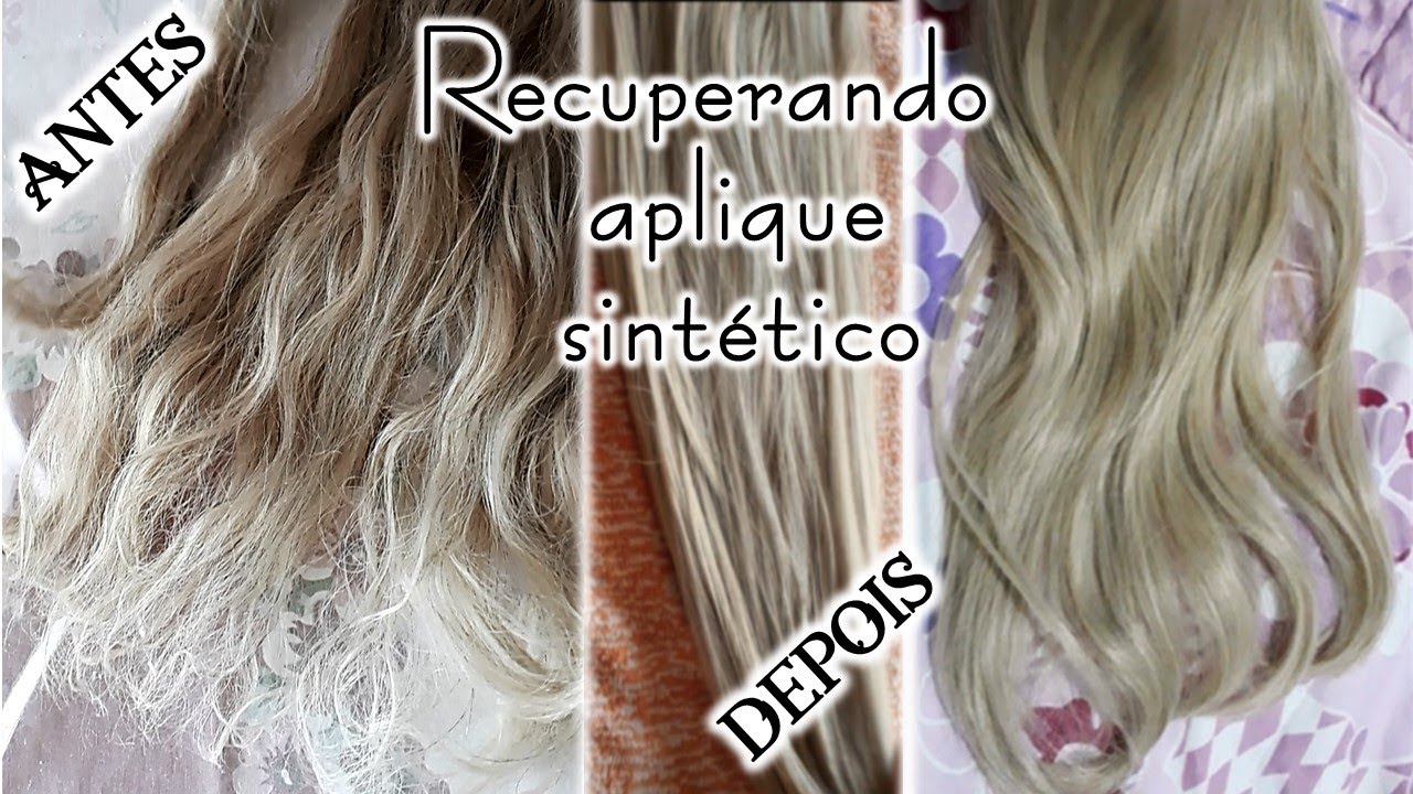 RECUPERANDO APLIQUE SINTÉTICO RABO DE CAVALO