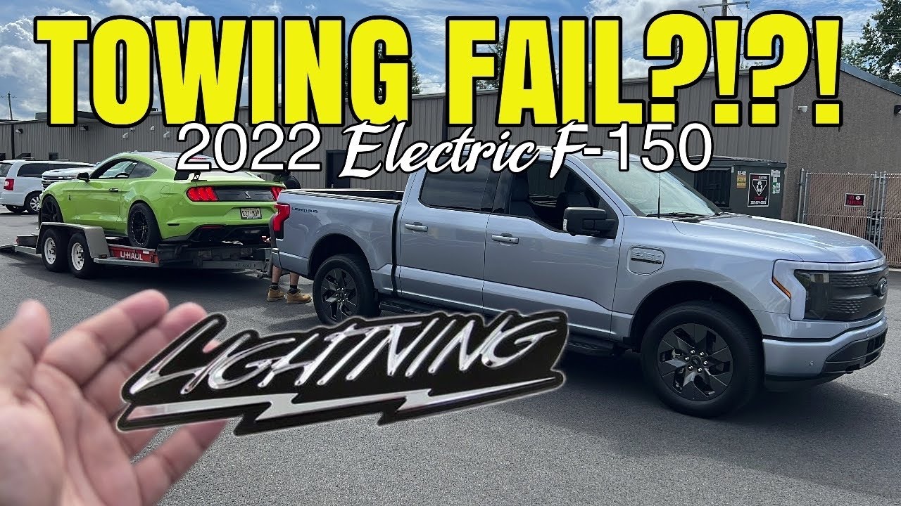 The TRUTH about Towing with the Electric 2022 Ford F-150 Lightning!
