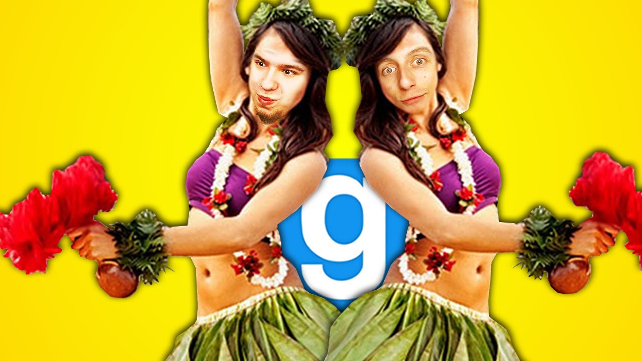 DWIE TANCERKI HULA (Garry's Mod Prop Hunt)