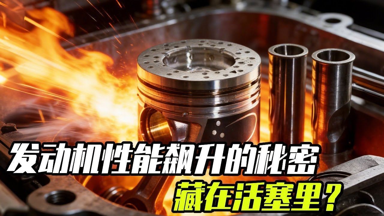 发动机性能飙升的秘密，竟然藏在活塞表面的小坑里？ 【科学火箭叔】#知识前沿派对 #汽车 #内燃机 #发明