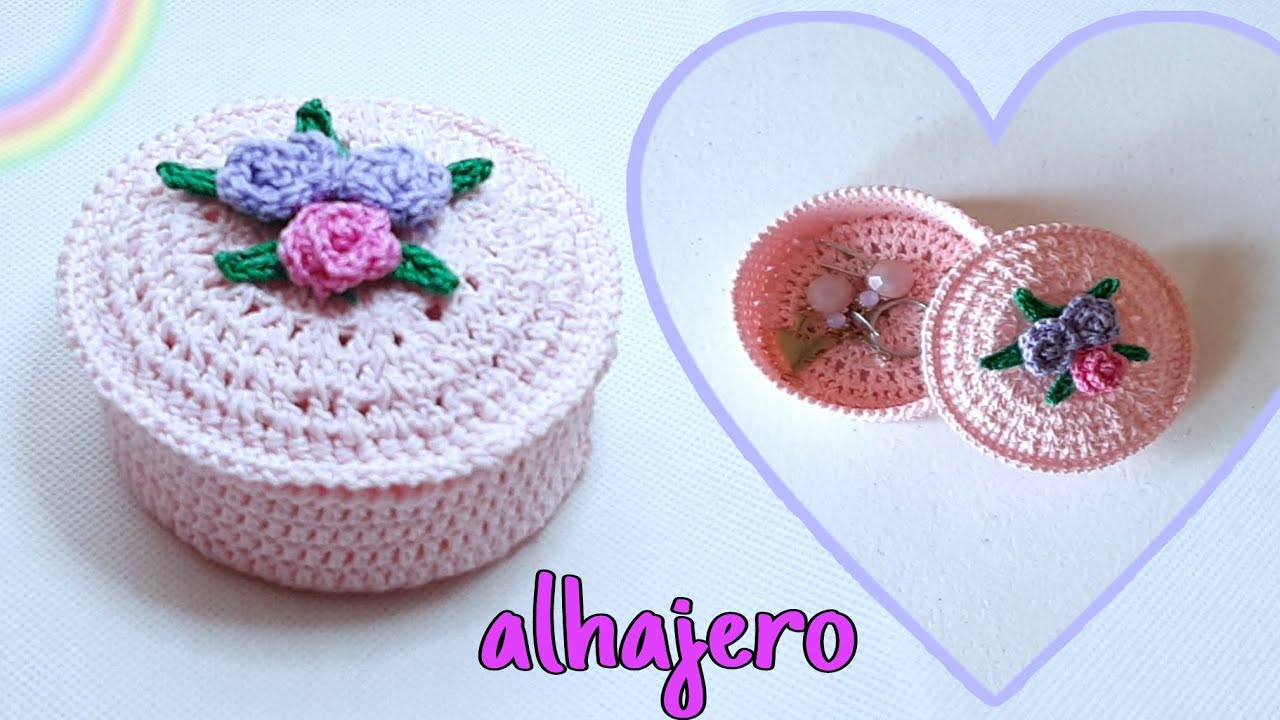 📿💍ALHAJERO TEJIDO A CROCHET FACIL / TUTORIAL PASO A PASO 💍📿