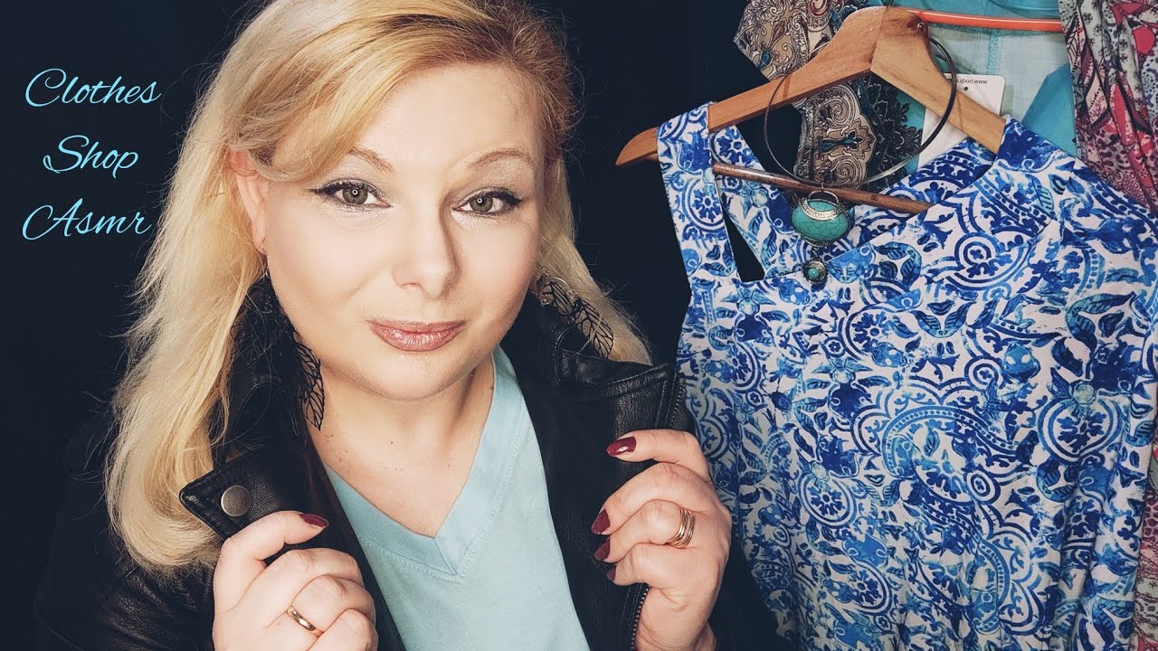 ASMR CLOTHES & JEWELRY SHOPPING SHOW👗Soft Spoken, Fabric Scratching, Leather Sounds,Lint Roller