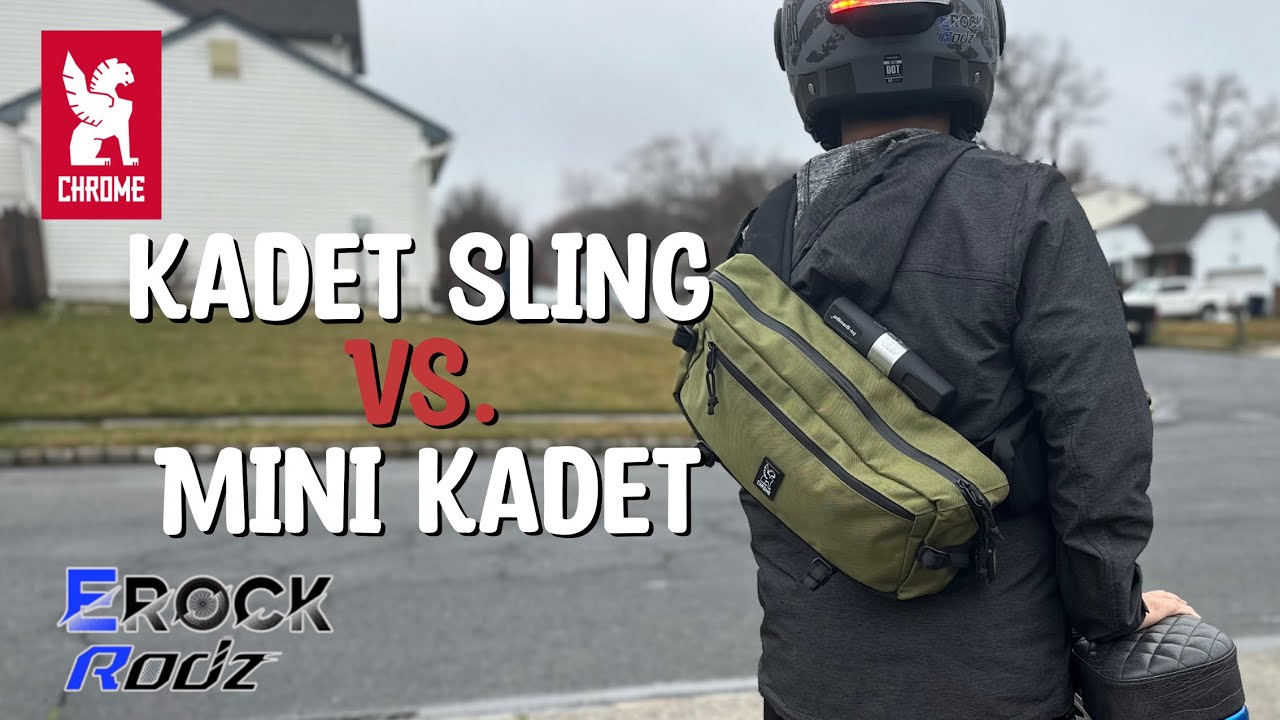 Chrome Industries Kadet vs. Mini Kadet Comparison | My New EDC 2023 eBike Riding Bags