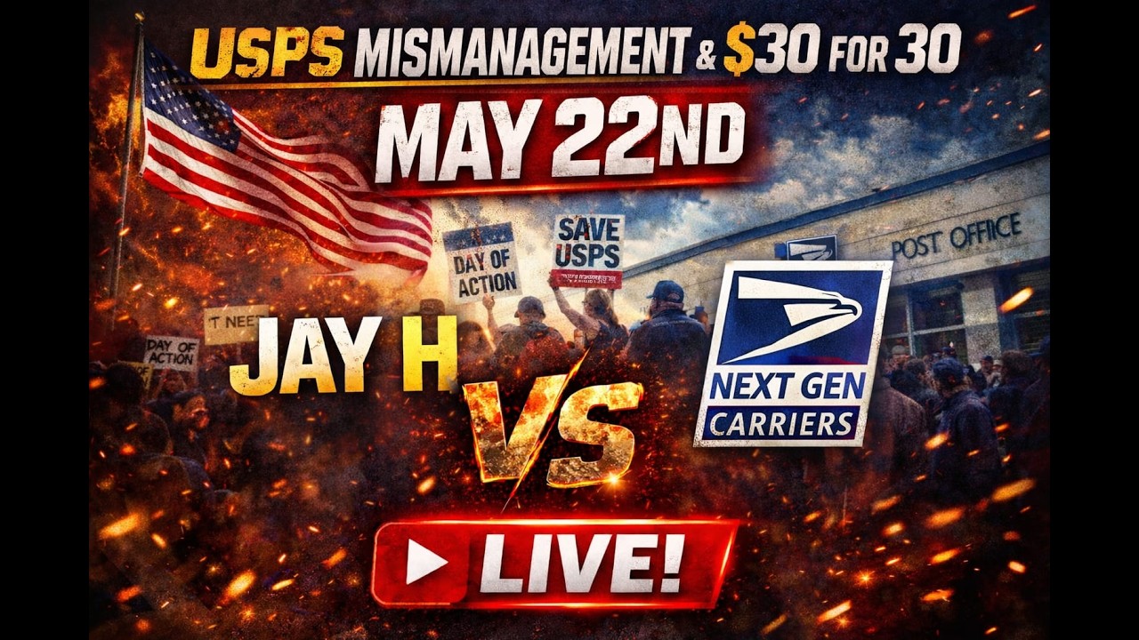 🔥 JAY H LIVE: USPS Mismanagement EXPOSED + $30 for 30 / May 22 Action!