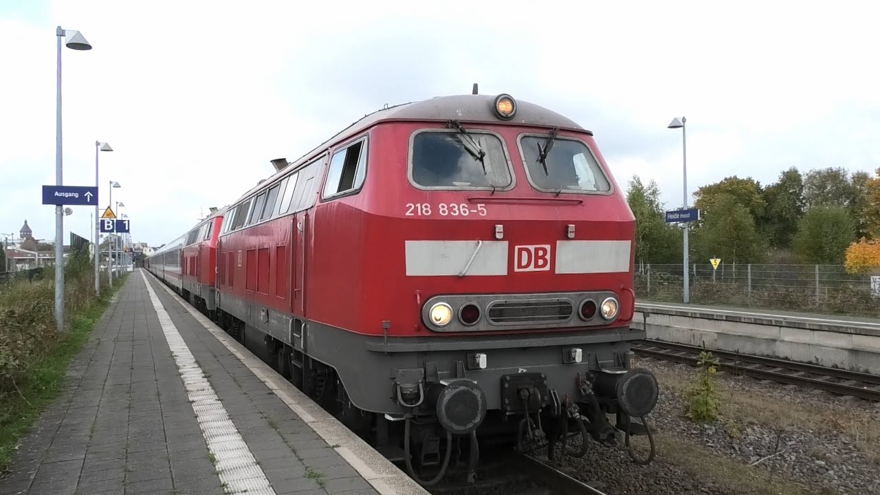 Zugverkehr in Schleswig-Holstein im Oktober 2022/23 (4k Video)
