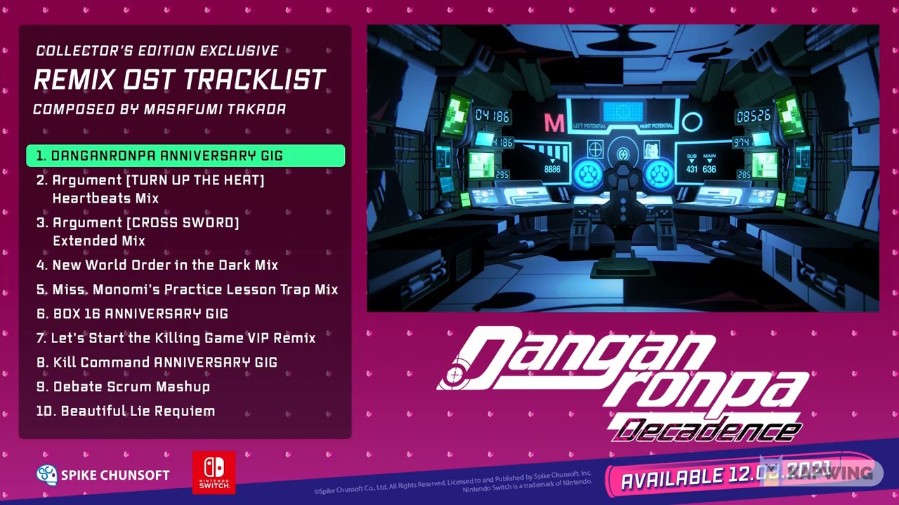 Danganronpa Decadence Remix OST - DANGANRONPA ANNIVERSARY GIG