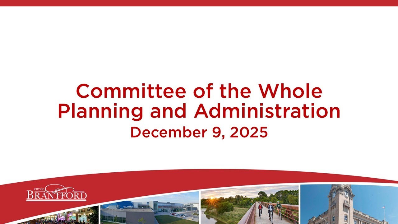 Committee of the Whole - Planning and Administration