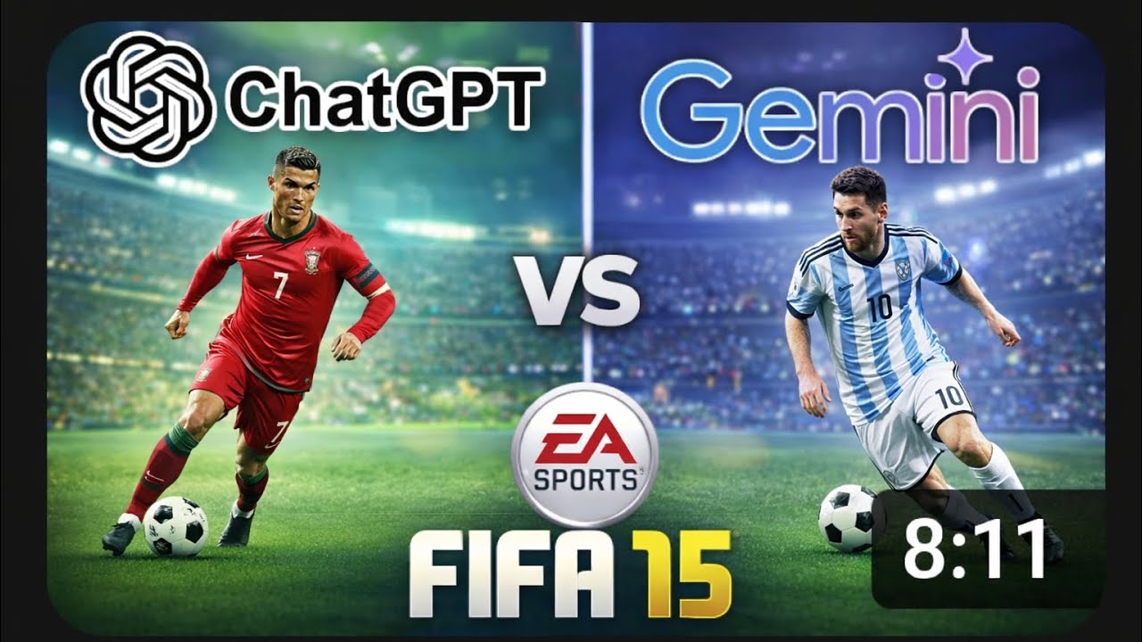 ChatGPT vs Gemini quem cria o melhor FIFA 15 DO ZERO