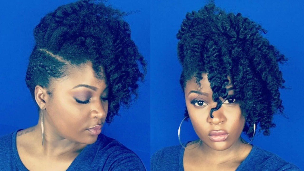 How To: Deep Side Part Twisted Updo | TROPHDOPH
