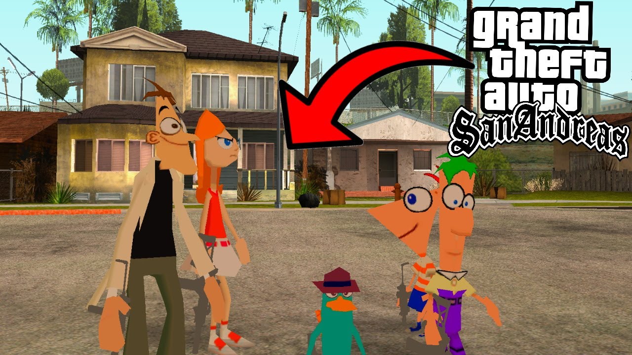 Phineas and Ferb In GTA San Andreas | GTA Mods
