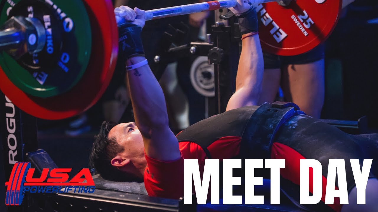 MEET DAY l MY FIRST POWERLIFTING MEET