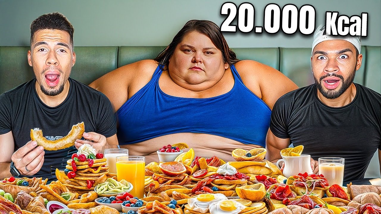 20.000 KALORIEN FR&Uuml;HST&Uuml;CK VON 800 PFUND FRAU! - SCHAFFEN WIR DAS??