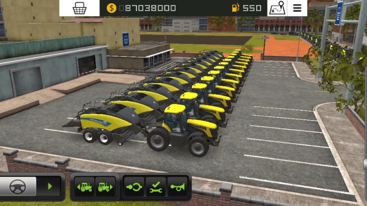 || FS18😱FARMING 🌾JCB ટ્રેક્ટર મશીન ફારમીગ 😯《એકસાથે 50 ટ્રેક્ટર 🚜જોડીયર JCB 》#fs16 #farming #jcb ||👈
