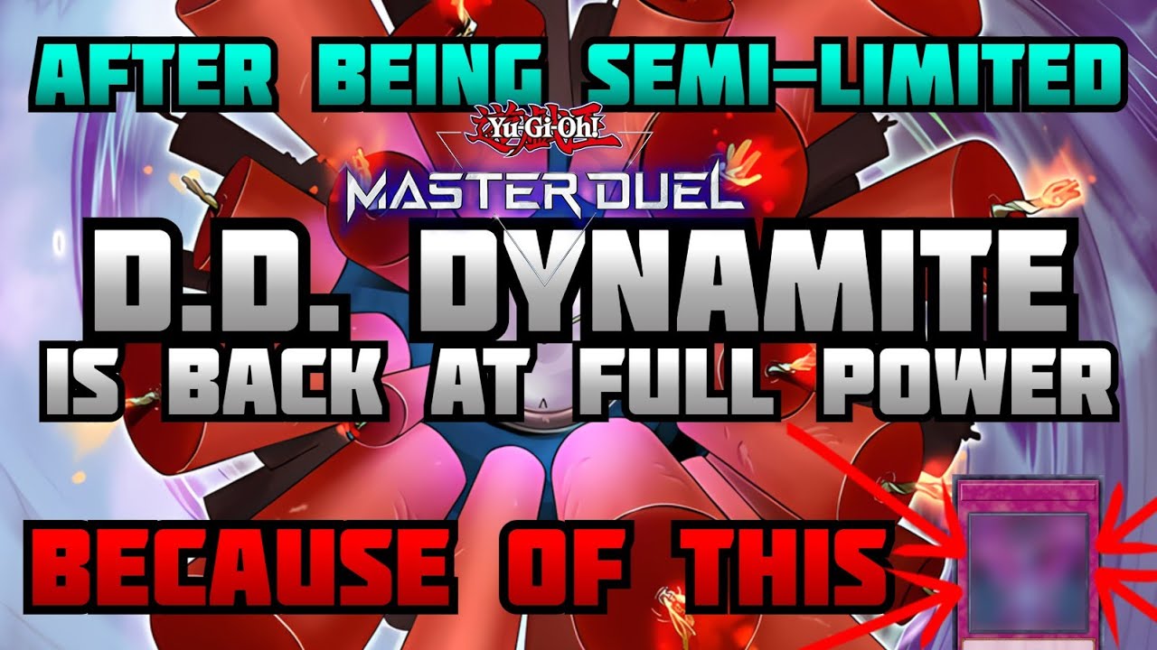 D.D. Dynamite FTK is back at full power because of this trap card in master duel
