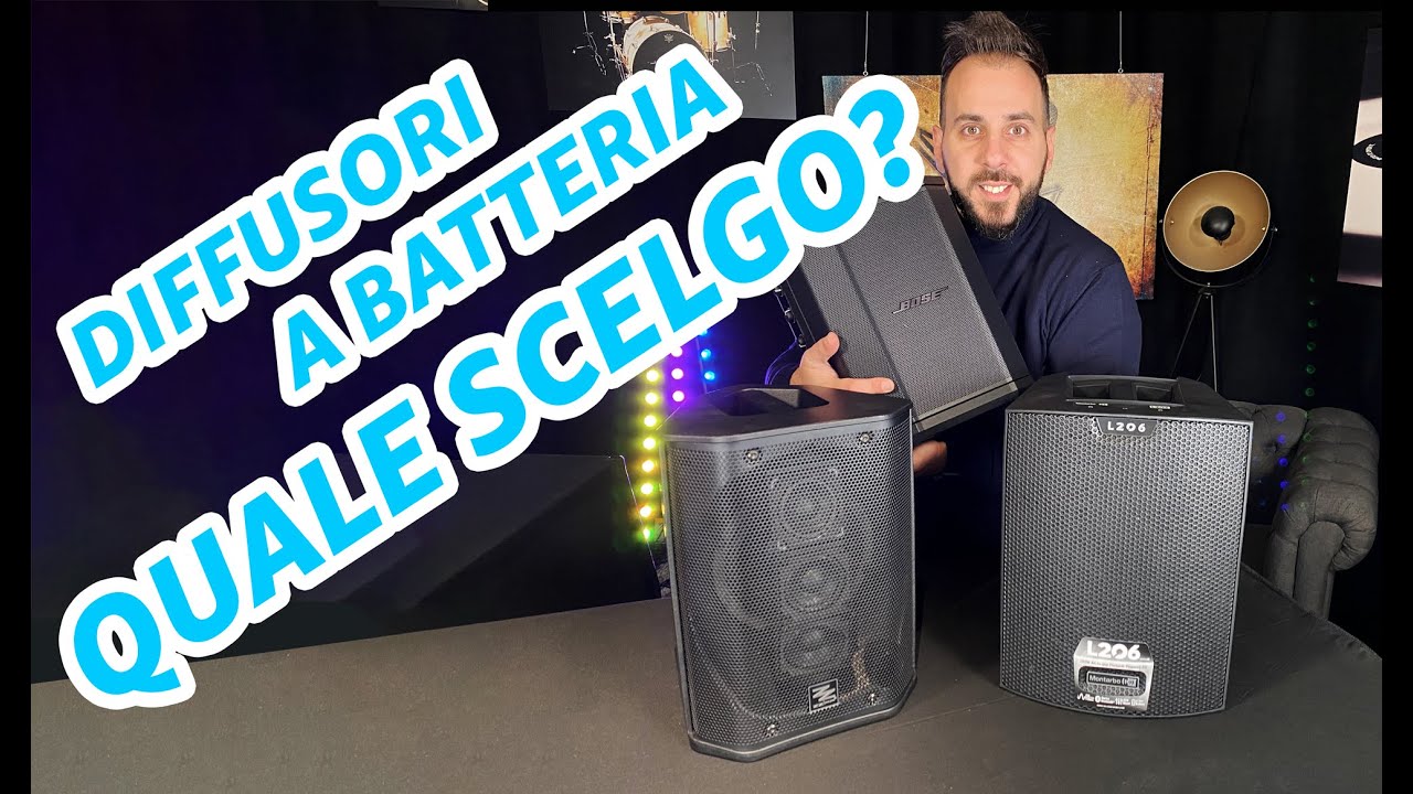 Confronto diffusori portatili a batteria: Bose S1 vs Montarbo L206 vs ZZIPP ZZIGGY