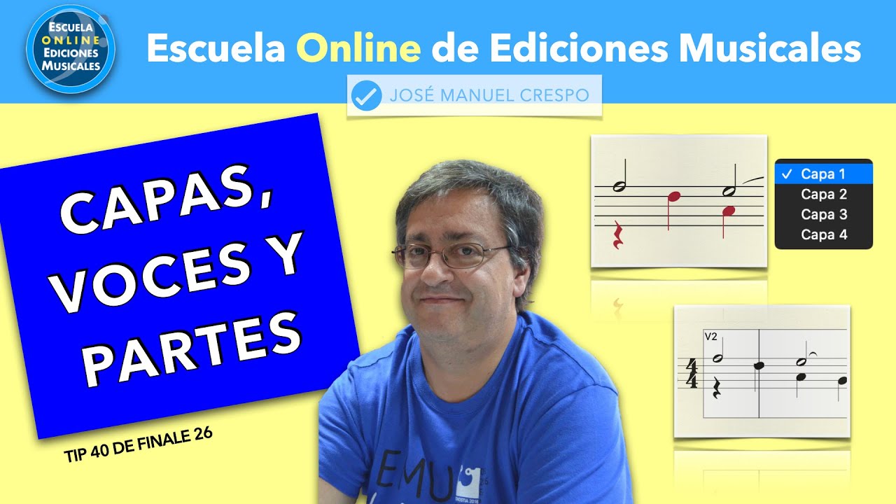 Capas, Voces y Partes en Finale 26 - Tip 40