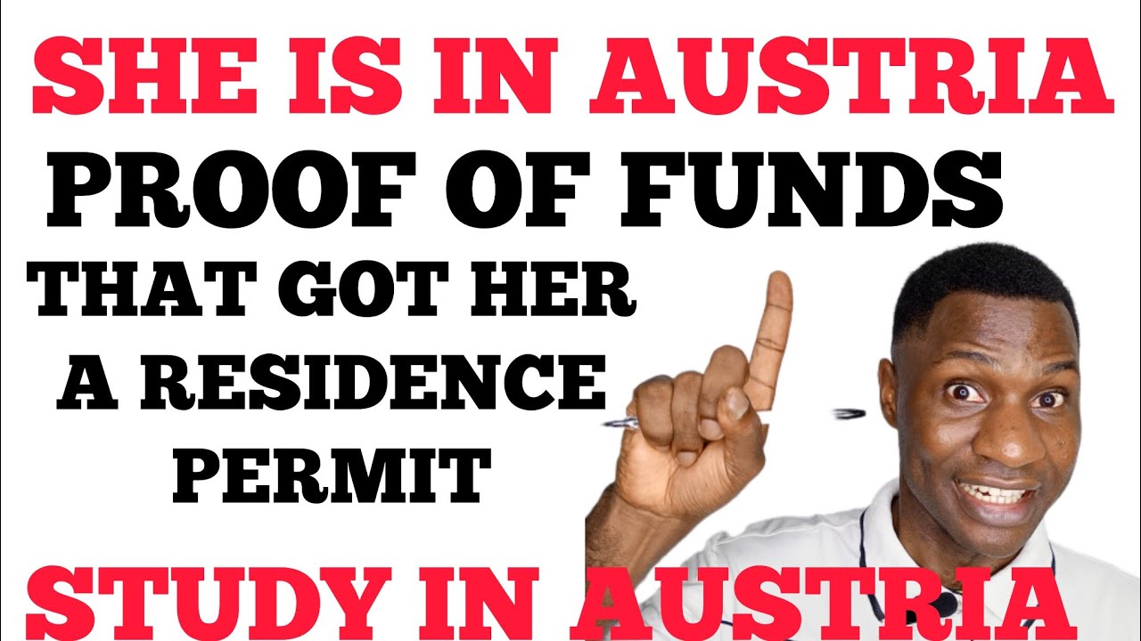 PROOF OF FUNDS TO STUDY IN AUSTRIA|SHE DID THIS AND NOW IN AUSTRIA
