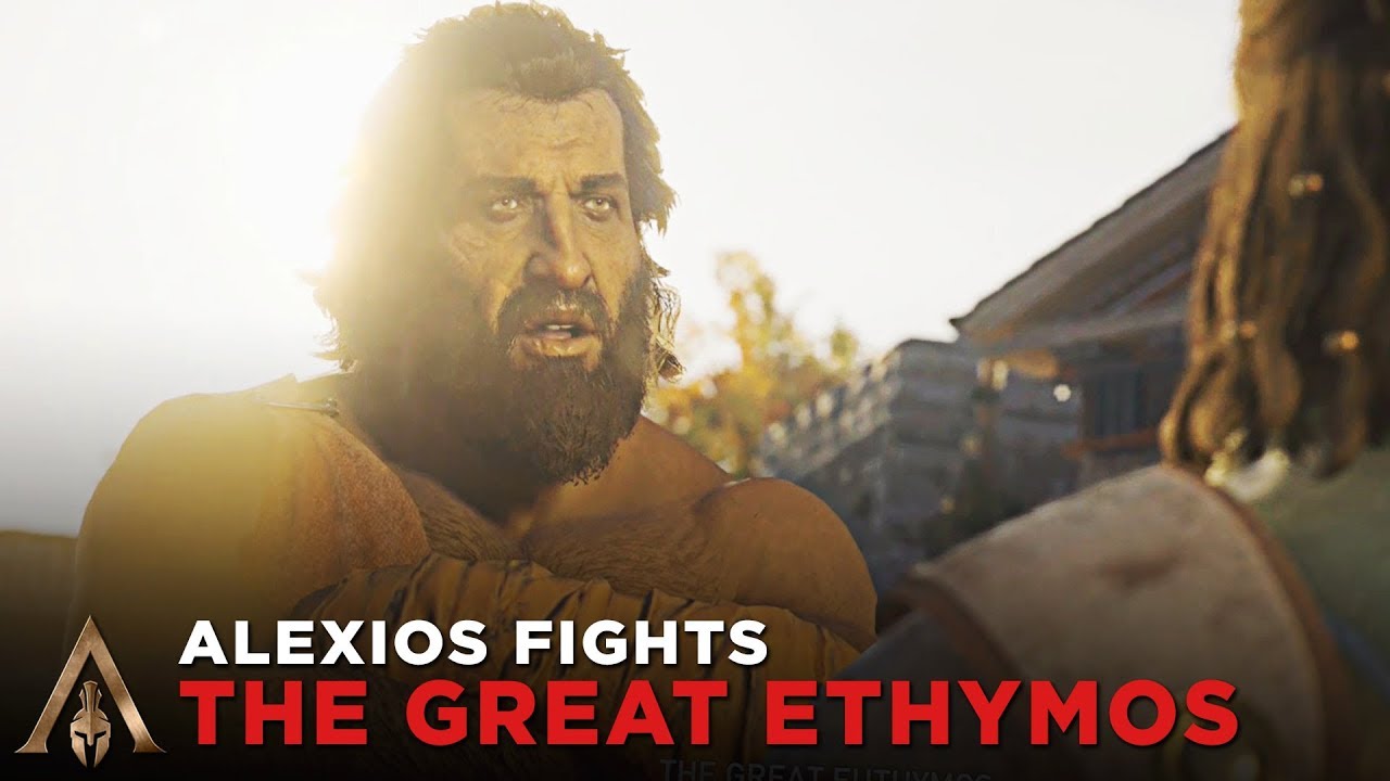 Alexios Fights The Great Euthymos in Front of His Students - Assassin's Creed Odyssey