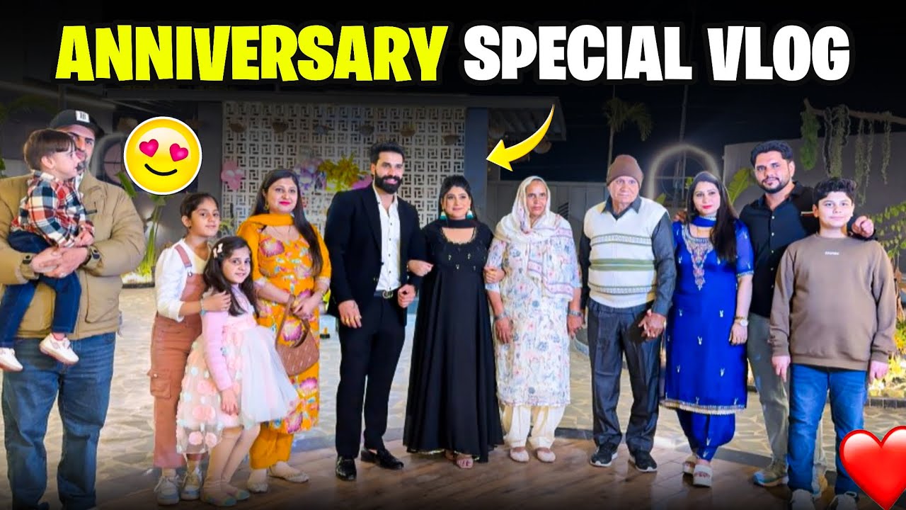 Anniversary Special vlog❤️With Family😍