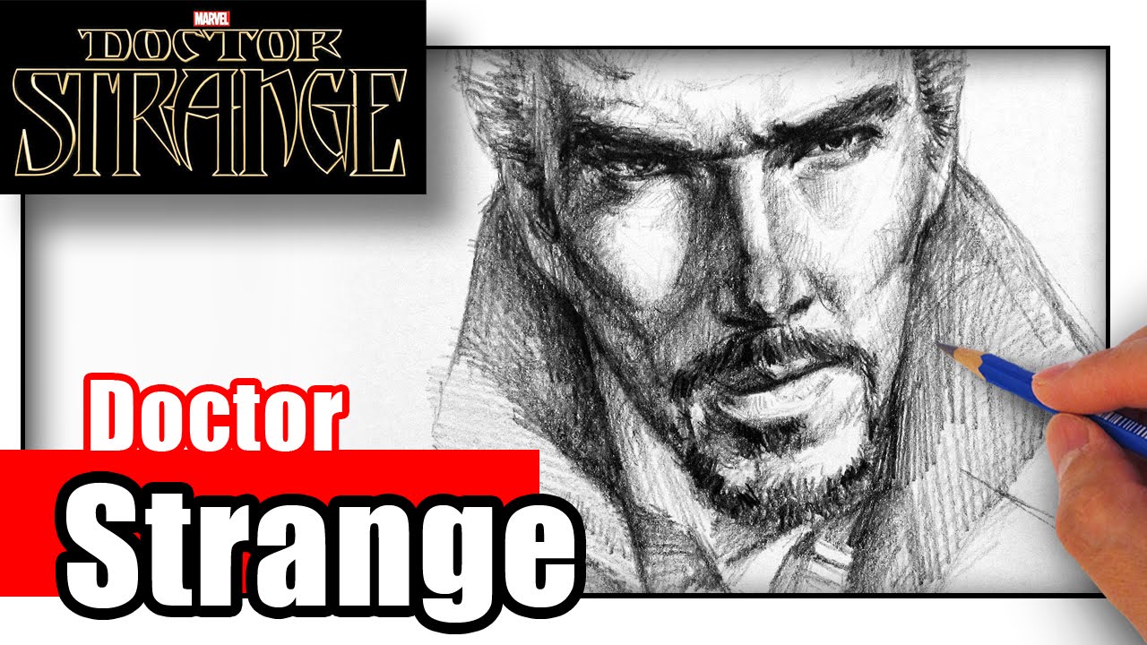 How to Draw Benedict Cumberbatch as Dr Strange