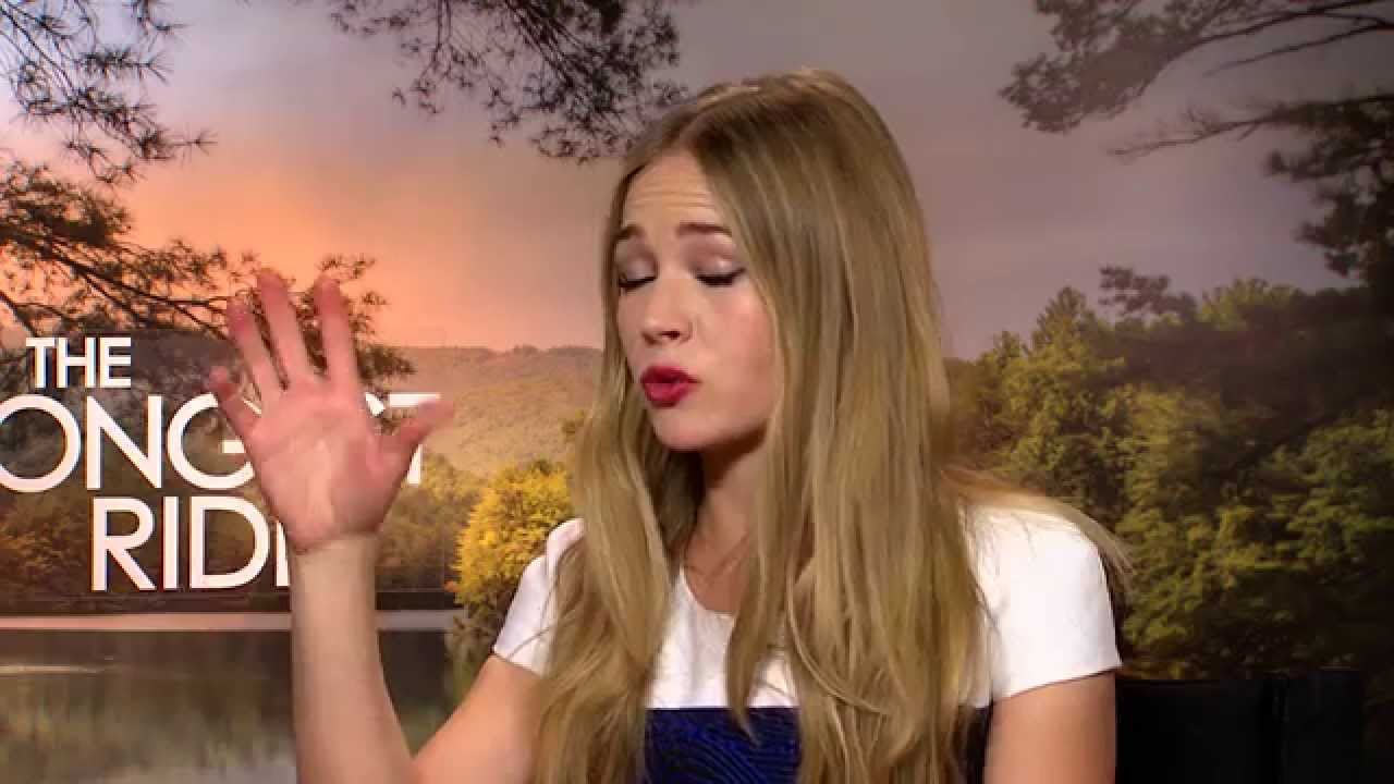 Scott Eastwood and Britt Robertson Interview - The Longest Ride