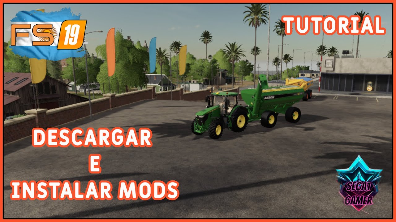 Tutorial FS19  Para  descargar e Instalar mods + Dato para el multijugador #farmingsimulator #fs19