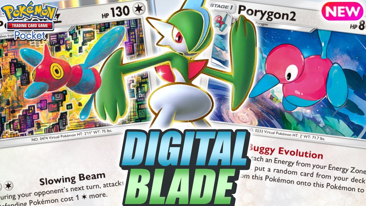 PORYGON Z Unleashes GALLADE's True Power by Slowing Opponent Down ! - Pokemon TCG Pocket