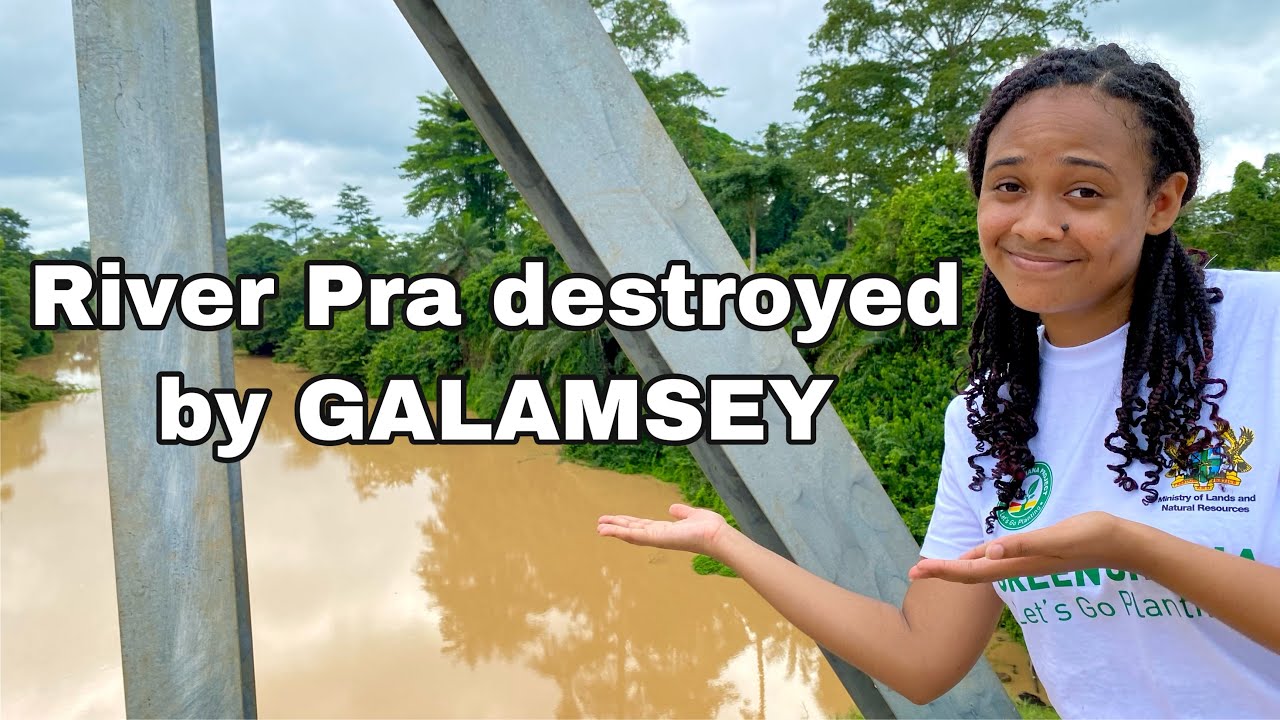 Illegal Mining (GALAMSEY) has destroyed River Pra in GHANA🇬🇭