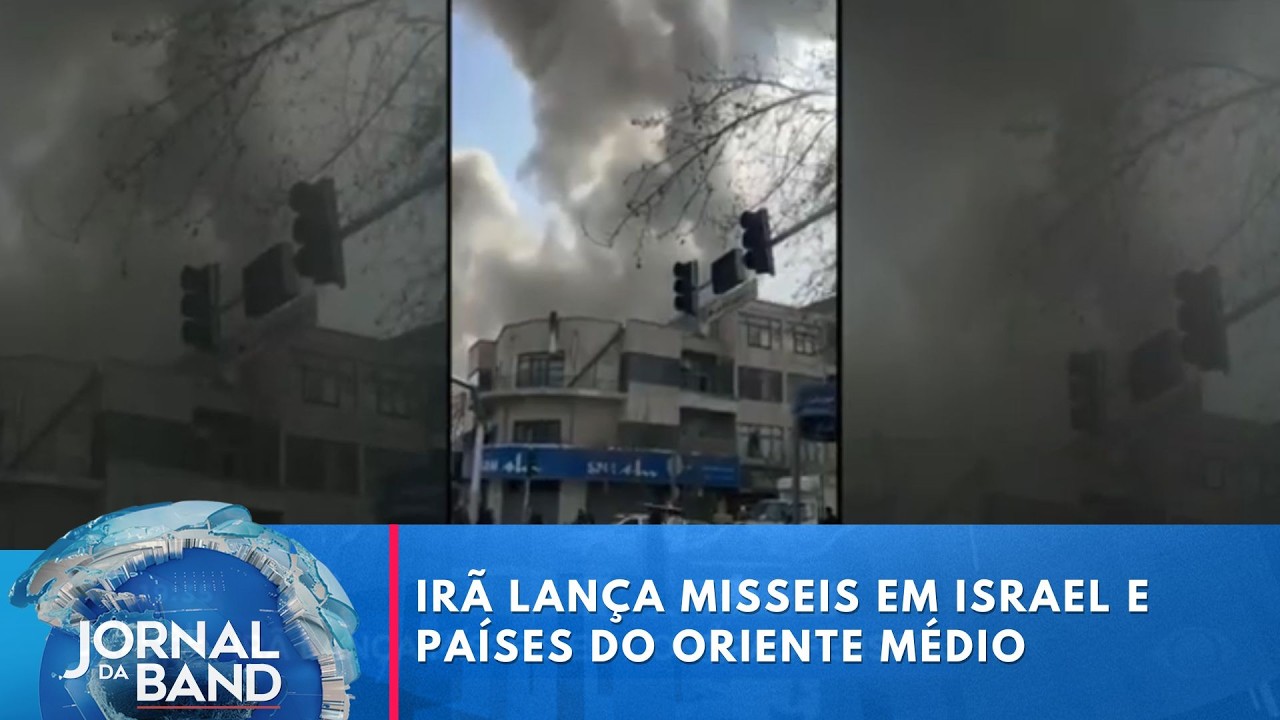 Tensão no Oriente Médio: Irã lança mísseis em contraofensiva | Jornal da Band