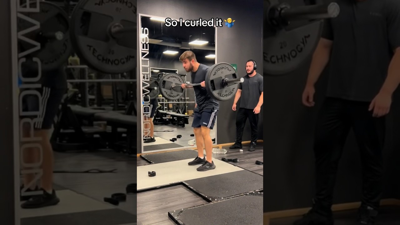 100Kg bicep curl (WORLD RECORD) #gym #fitness #motivation #challenge #biceps #100kg #shorts #viral