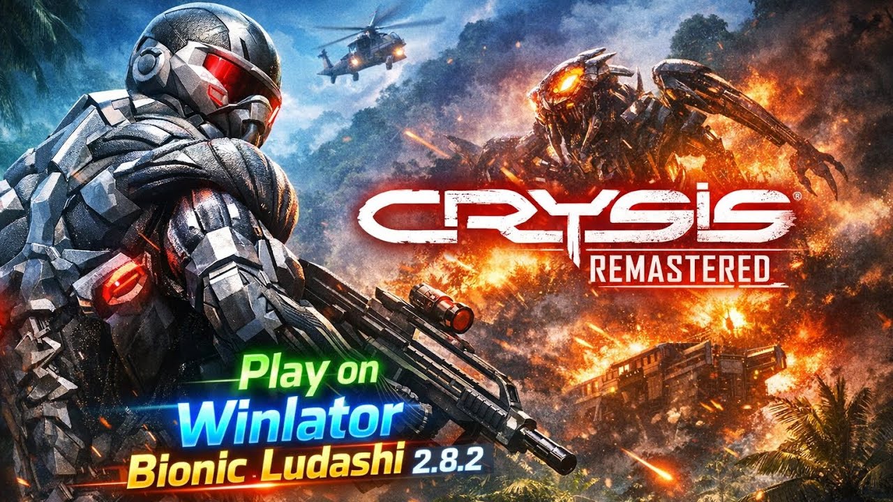 Crysis Remastered - Winlator bionic Ludashi 2.8.2 