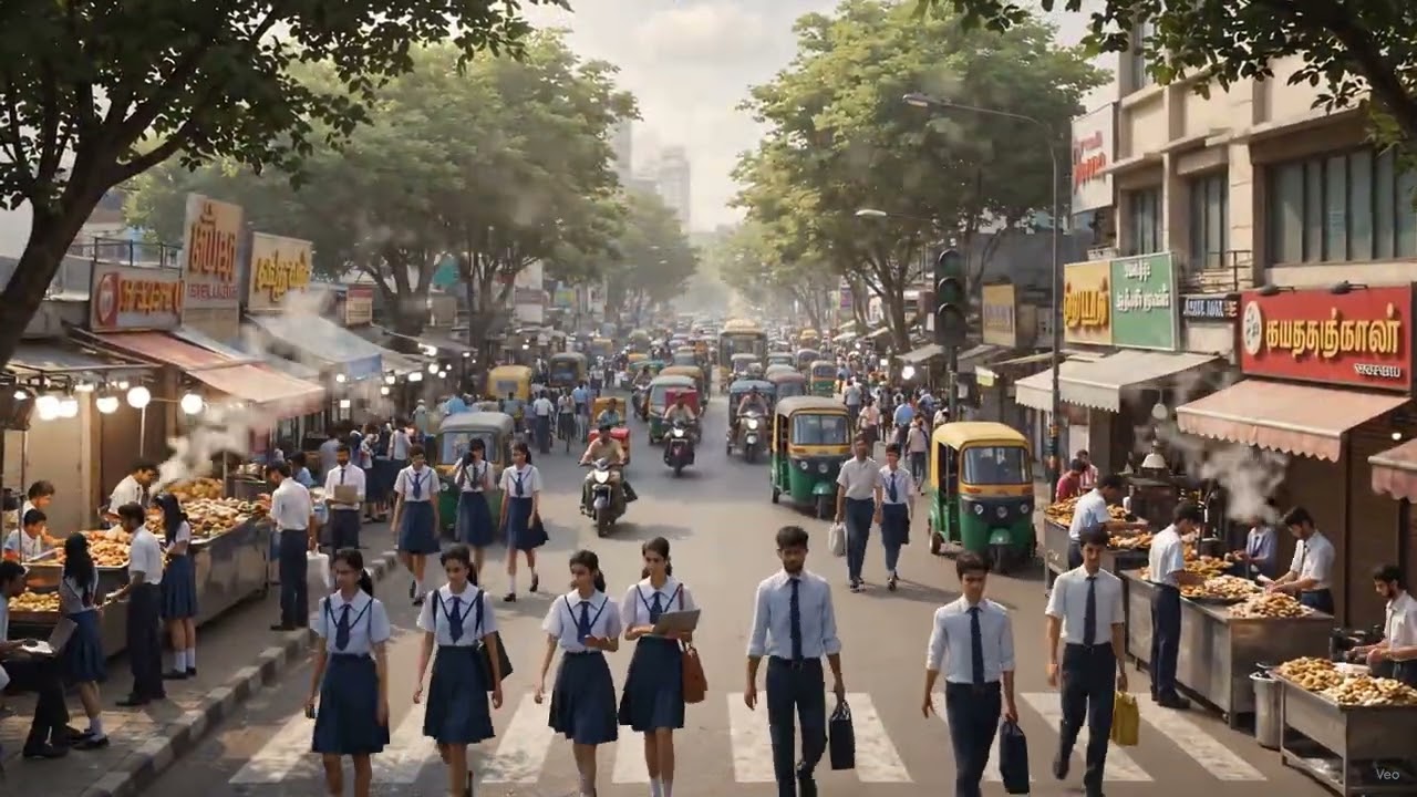 Modern City Life 🌆 | Busy Streets, People & Urban Life | Cinematic Animation