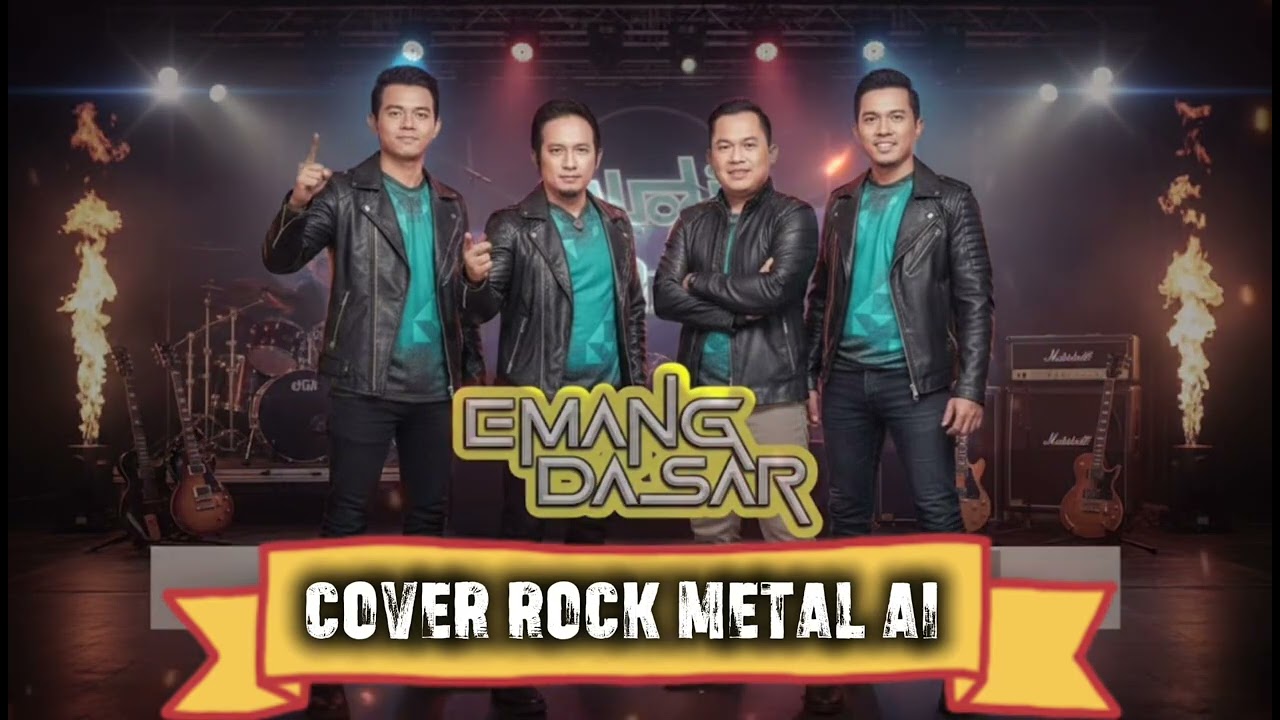 EMANG DASAR - WALI || COVER ROCK METAL AI
