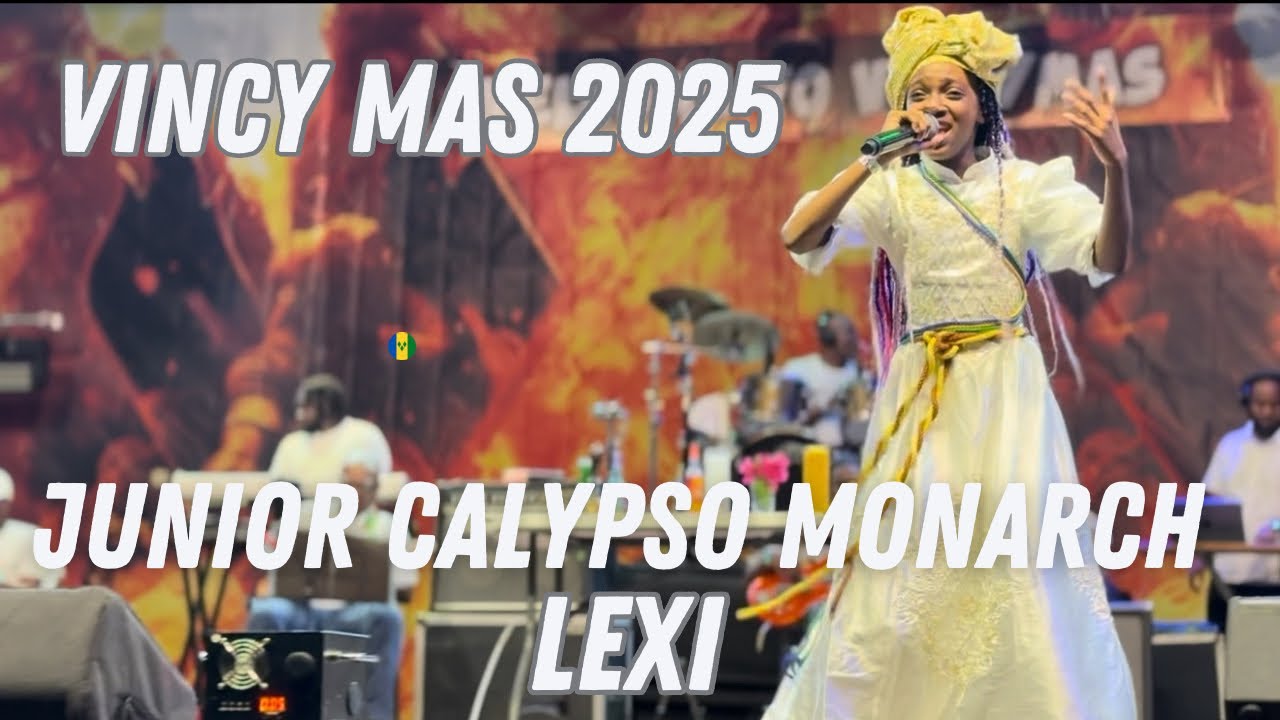 Vincy Mas 2025 | Princess Alexcia Deshong – “Tell Me Why” | Junior Calypso Monarch